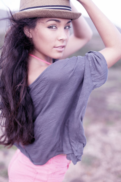 Female model photo shoot of Sandra Pan  in hawaii