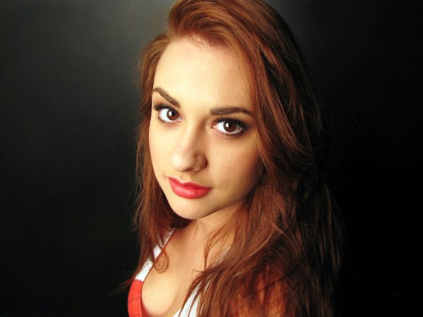 Female model photo shoot of Jordan A Powell in Joe Blasco Make-up Training Center