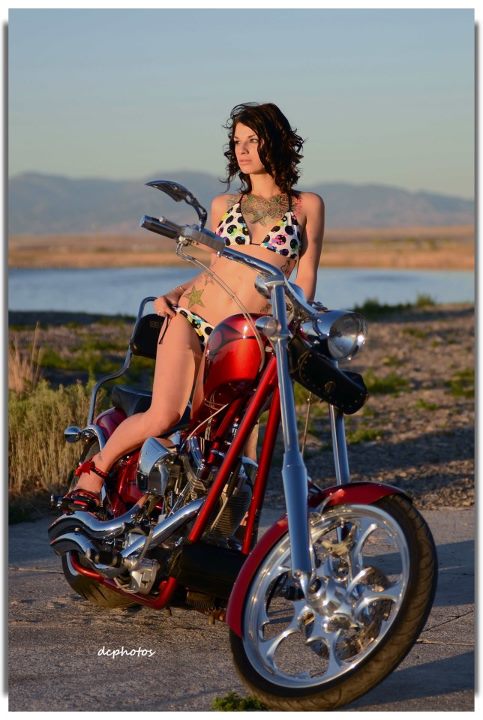 Female model photo shoot of Vicious Star in The Great Salt Lake