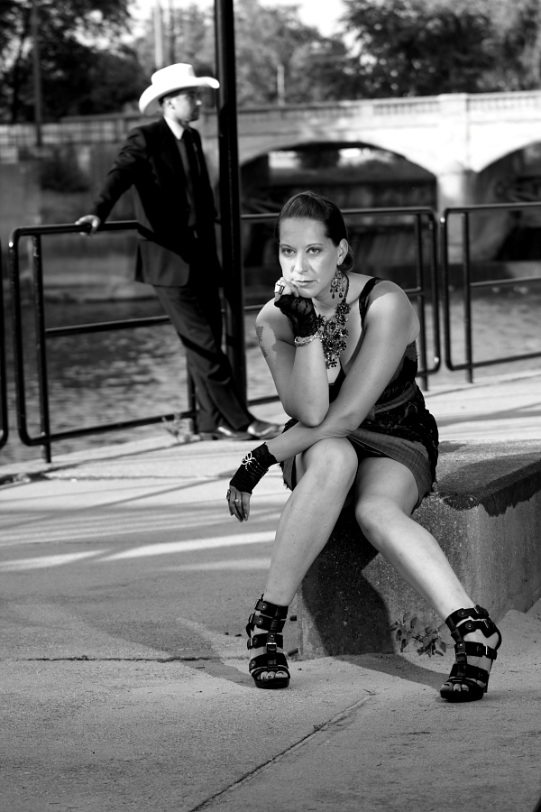 Female model photo shoot of Suzy Hudson-Osminski in Flint River Walk