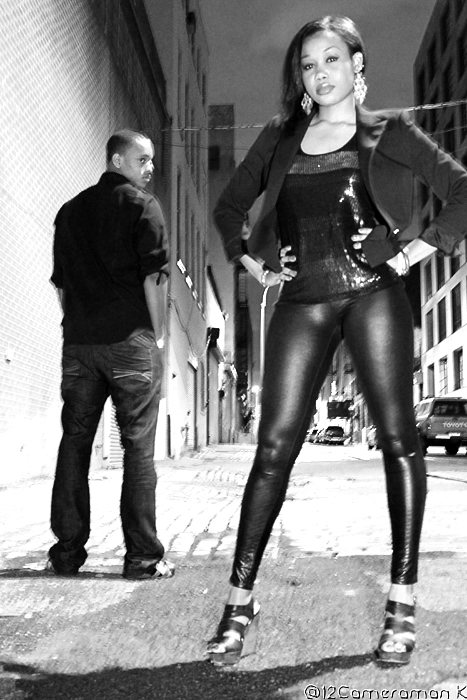 Female and Male model photo shoot of DioMara and J Cudjoe by cameraman K in Brooklyn, NY