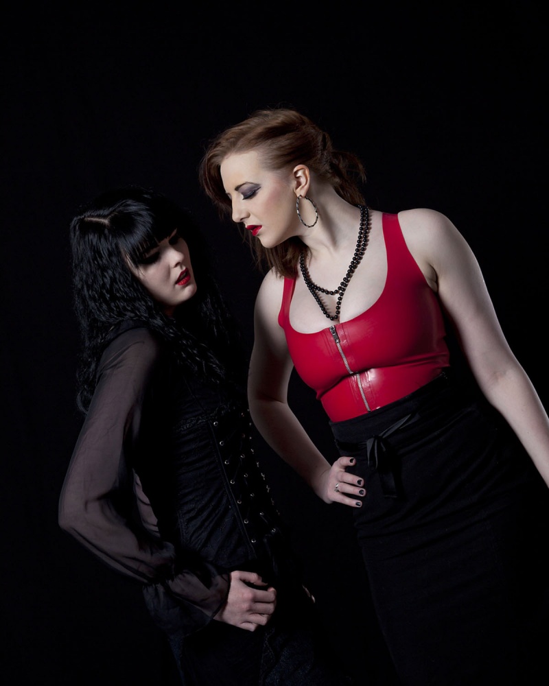 Male and Female model photo shoot of RedDawn Photography and jester jinx  in RedDawn Studio Aberdeen