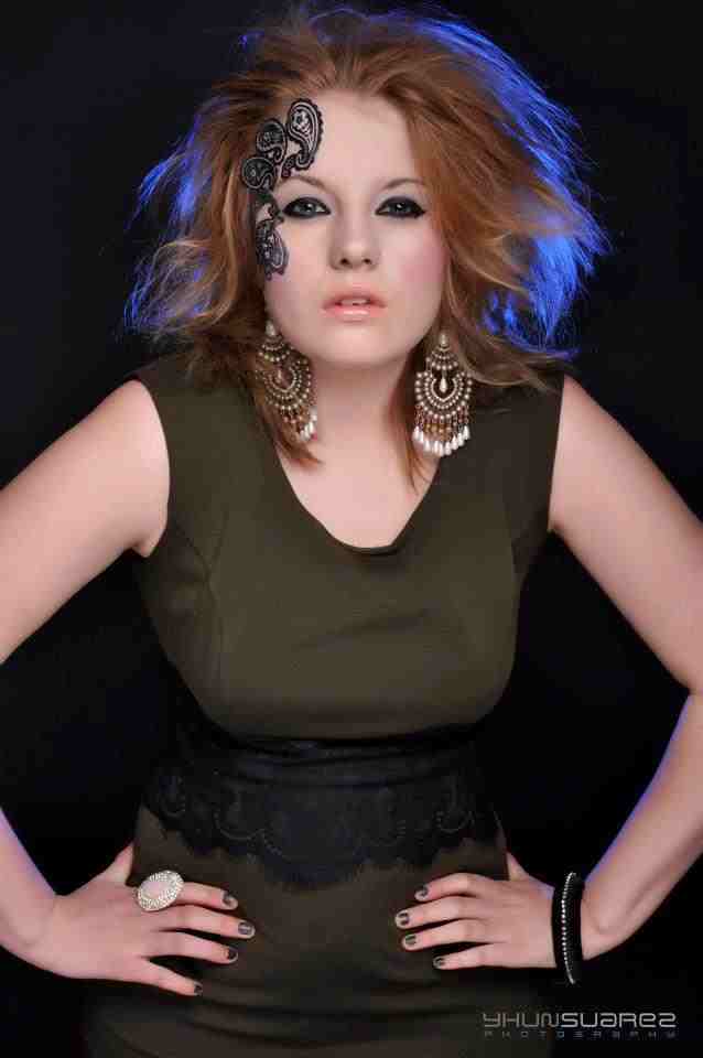Female model photo shoot of lauren aamiie richards, makeup by Nikki Tipping MUA 