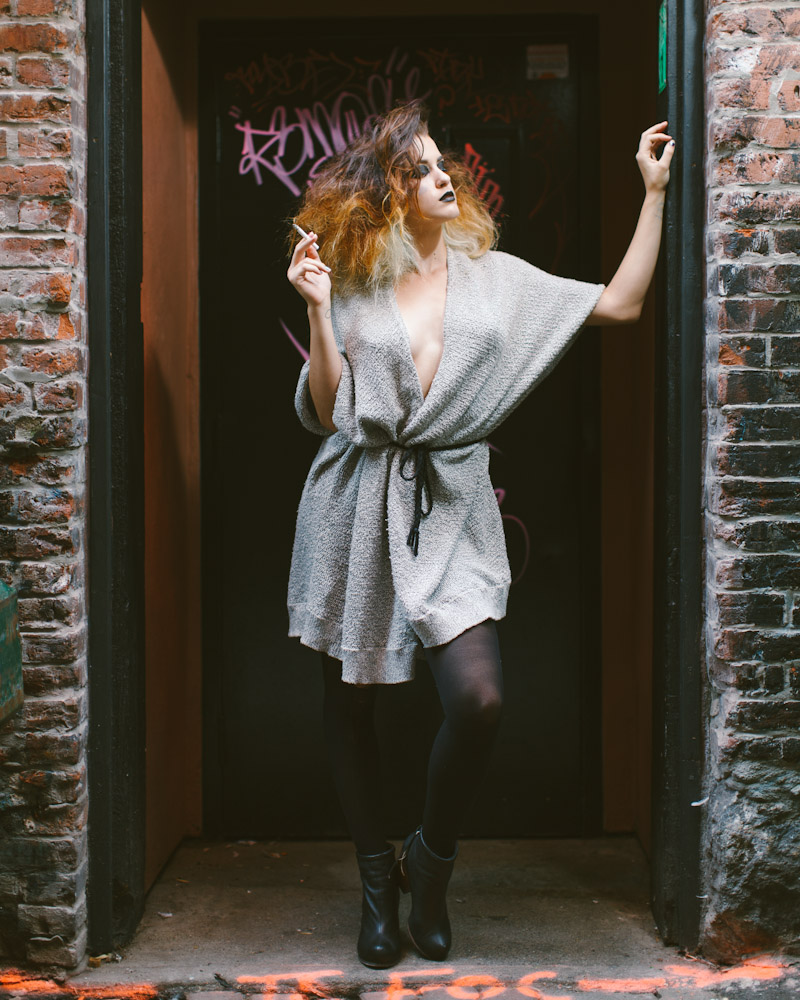 Female model photo shoot of Kristina Elayne Hallett by tylerbranston in Vancouver, BC