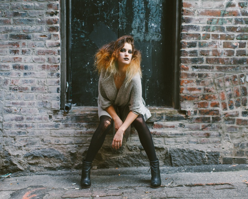 Female model photo shoot of Kristina Elayne Hallett by tylerbranston in Vancouver, BC