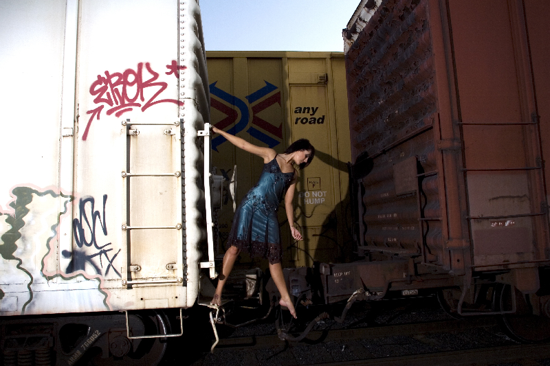 Female model photo shoot of Ariana Danielle Gast in Industrial N. Portland, OR