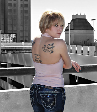 Female model photo shoot of Laci V by PhotosByMichaelDean in greensboro, nc