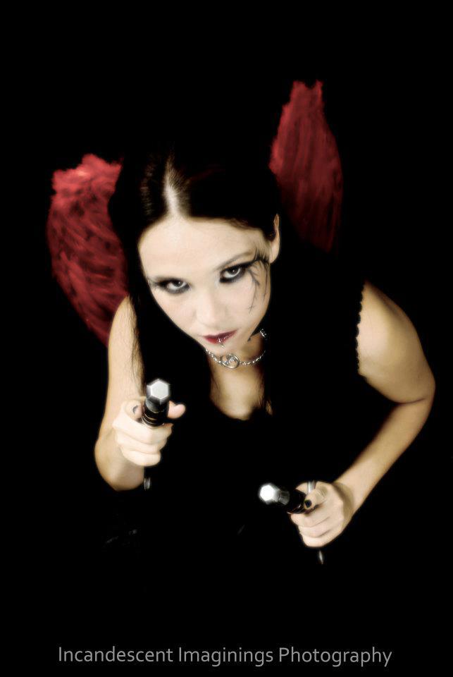 Female model photo shoot of Macabre Lilith