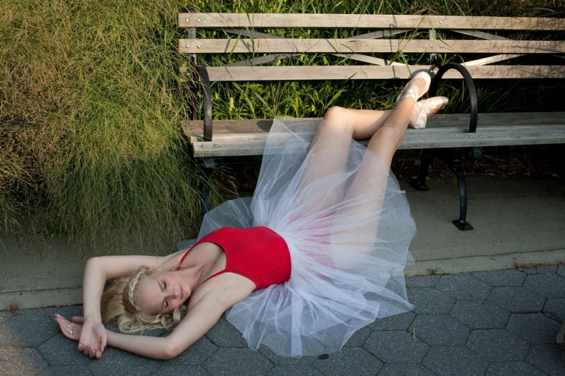 Female model photo shoot of Laura Wall in Riverside Park, New York City