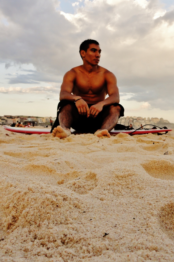 Male model photo shoot of Alexander Brown in Bondi Beach, Aus