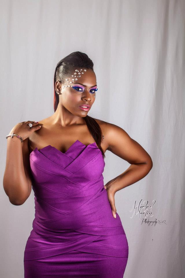 Female model photo shoot of MakeupbyKeena