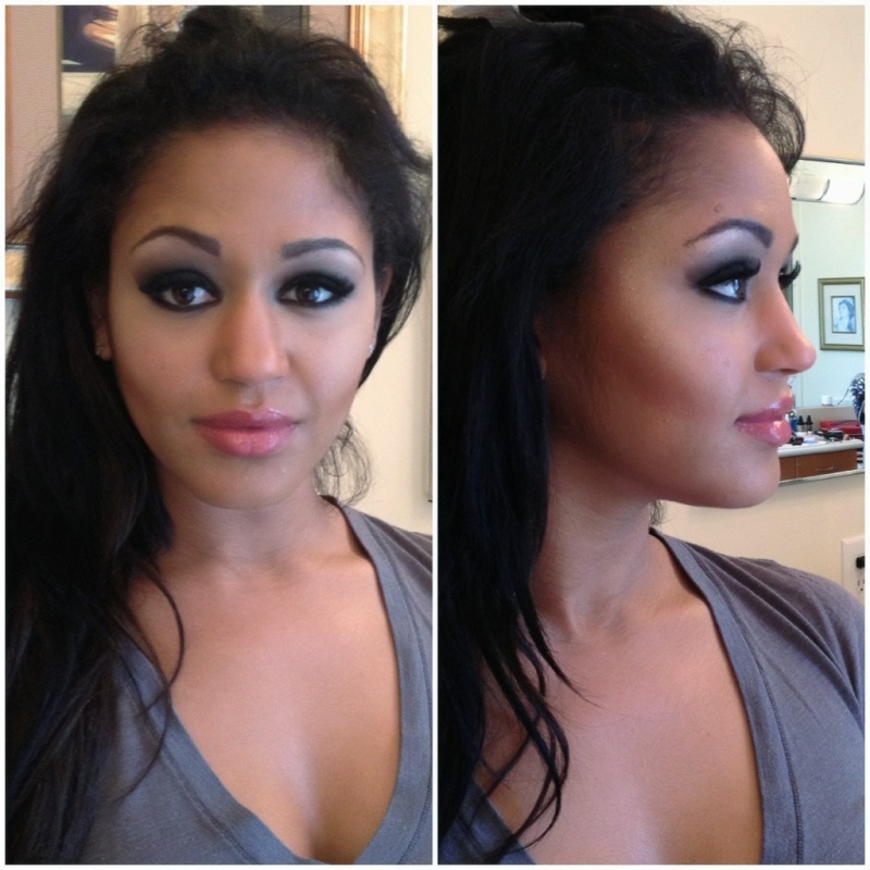Female model photo shoot of Ellie Martinez Makeup in Miami, FL