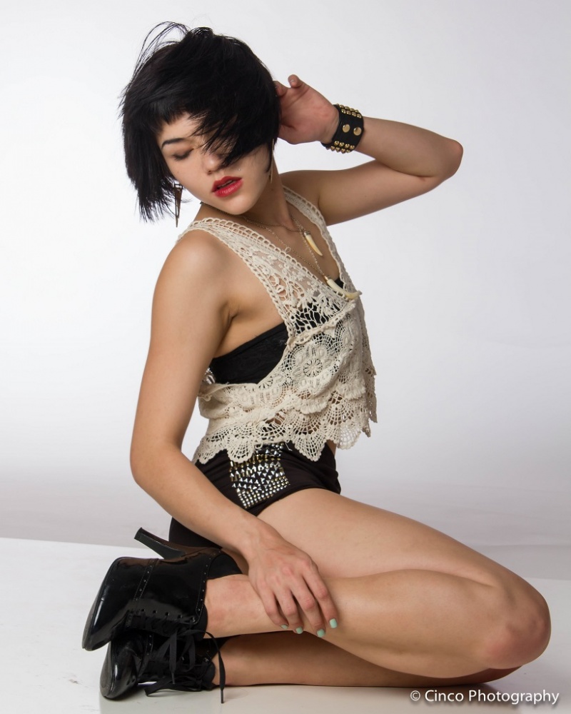 Female model photo shoot of Mikko Johnson by Cinco Photography