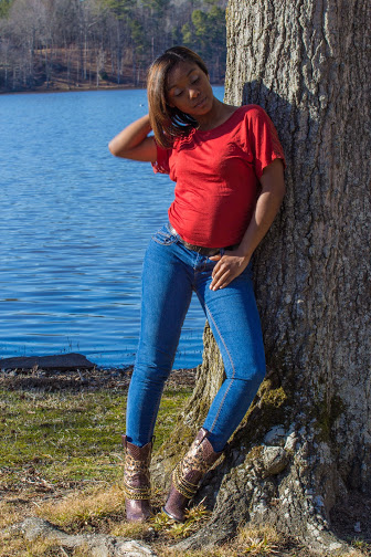 Female model photo shoot of Sum Serious in Roger Lake Creedmor NC