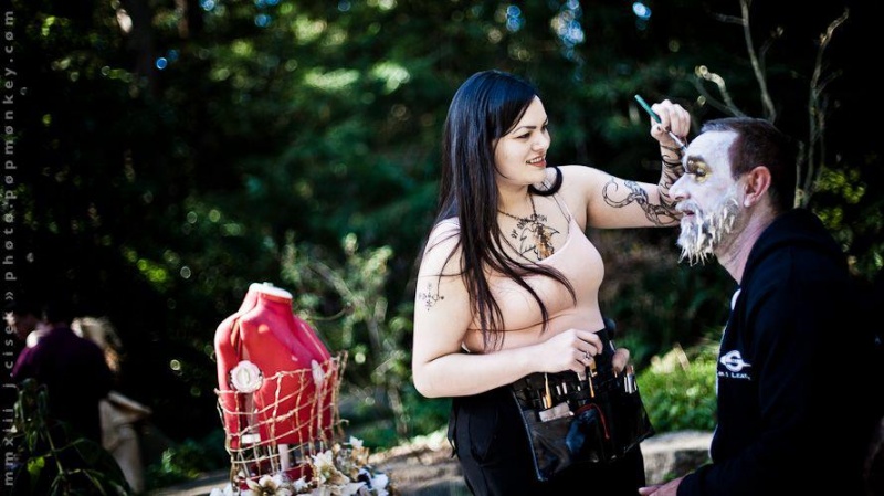 Female model photo shoot of Sophia Sheree Martinez in AIDS Memorial Grove, San Francisco