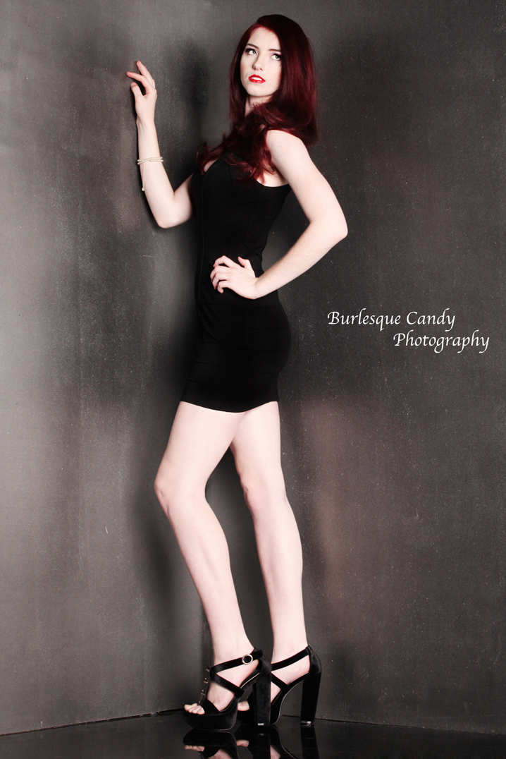Female model photo shoot of Burlesque Candy