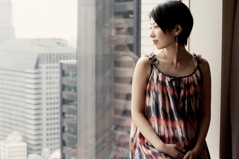 Female model photo shoot of Elena Gur Manning in Tokyo, Japan