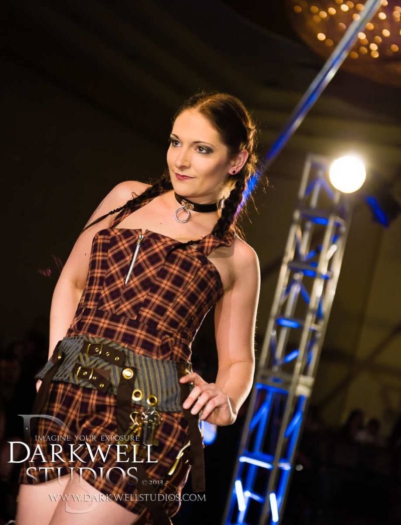 Female model photo shoot of xxSarah_Michelle by Darkwell Studios, clothing designed by Redfeild design