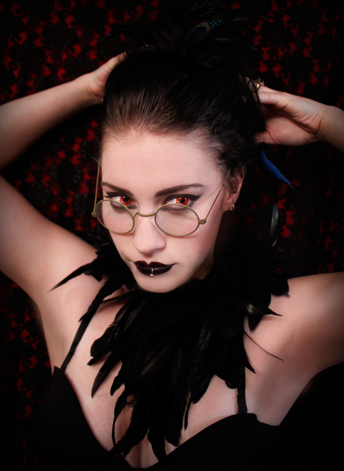 Female model photo shoot of Sinister Sam Storey