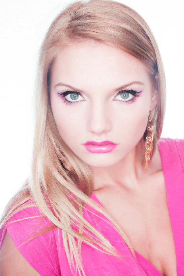 Female model photo shoot of Candy Colored Makeup