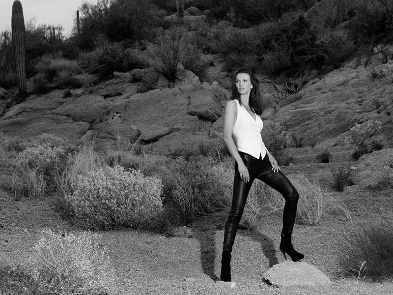 Female model photo shoot of Barbara Bach