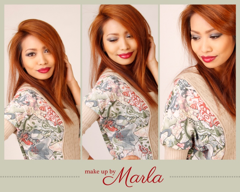Female model photo shoot of makeupbymarla