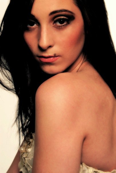 Female model photo shoot of Megan Nicole Make-Up in Montreal