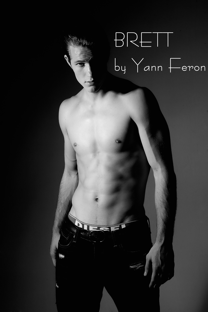 Male model photo shoot of yann feron studio