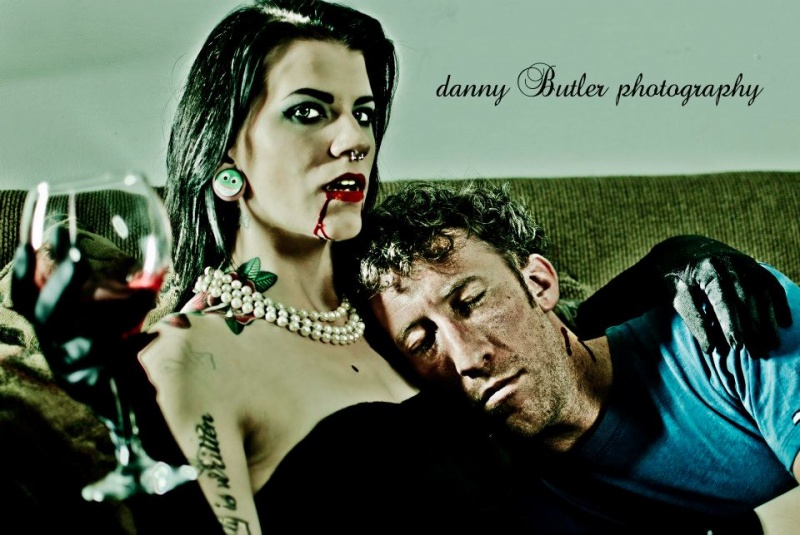 Male and Female model photo shoot of danny-butler and Kat Gorejuice in athens ga