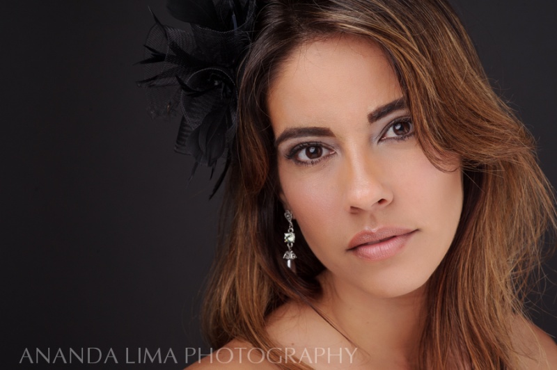 Female model photo shoot of Ananda Lima, makeup by Adriana Andaluz