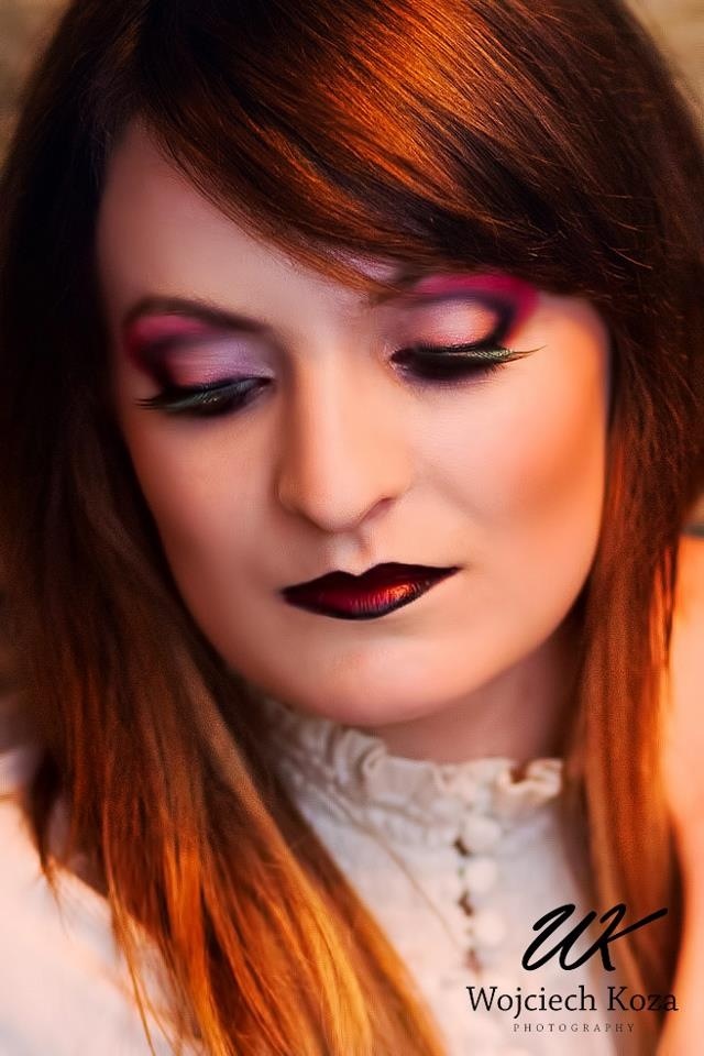 Female model photo shoot of Emma Carr  in Sligo, makeup by Adriana Ricci MUA