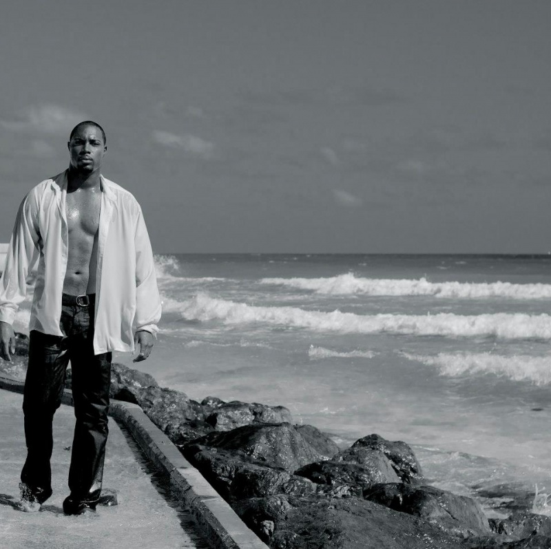 Male model photo shoot of Kenley Morris  in Hastings Boardwalk Barbados