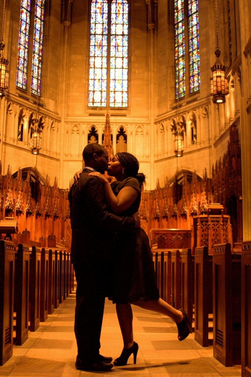 Female model photo shoot of 2lovebirds photography in Heinz Chapel, Pittsburgh, PA