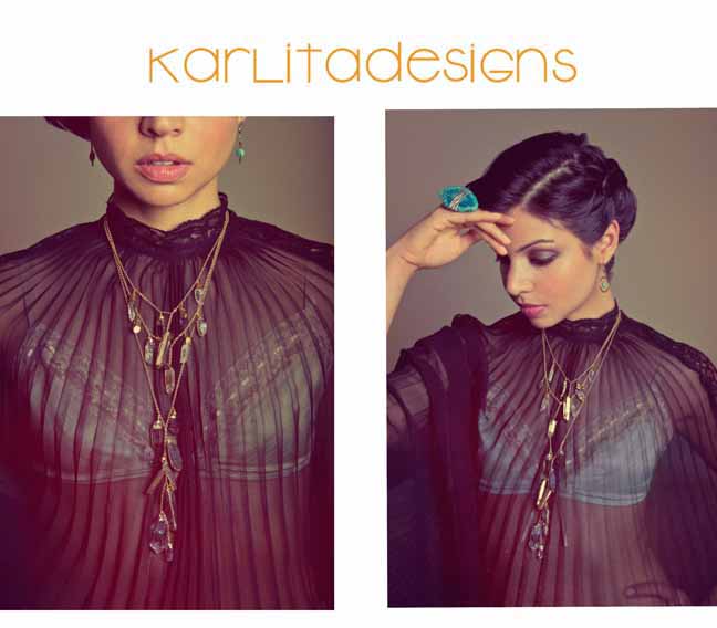 Female model photo shoot of Karlita Designs
