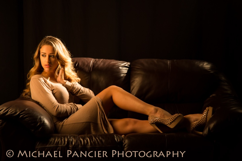 Male and Female model photo shoot of Michael Pancier and Cindy Prado in Appleseed Studios Pompano Beach, FL