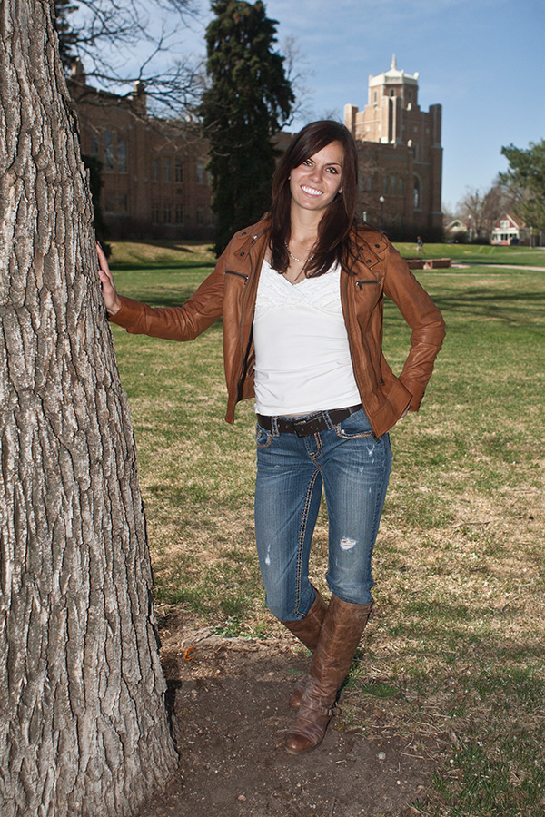 Female model photo shoot of Adrianne Taylor in University of Northern Colorado