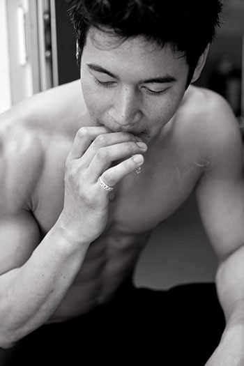 Male model photo shoot of Jeremy Yoshida Davison in Los Angeles