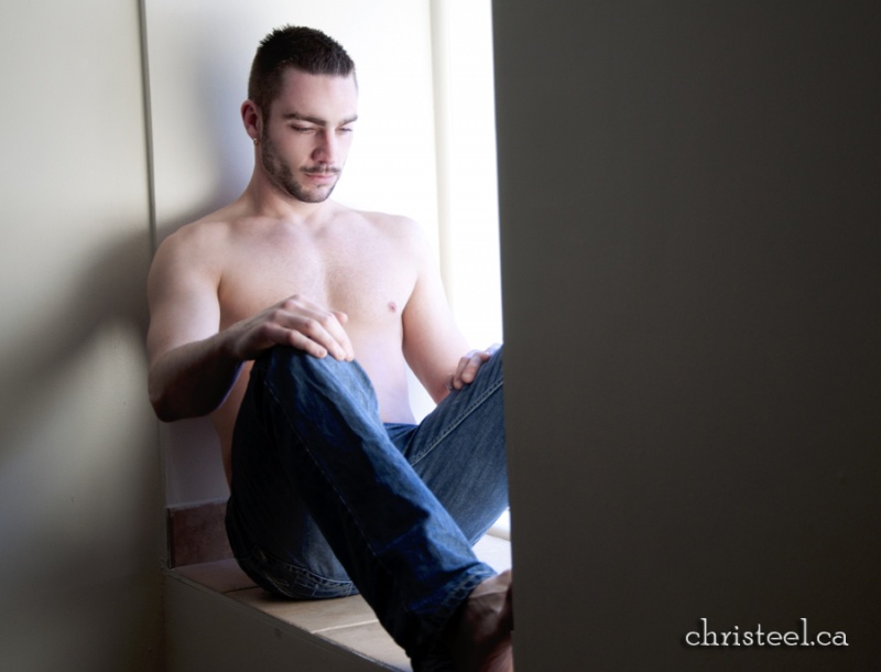 Male model photo shoot of FrancC by Chris Teel in Montreal