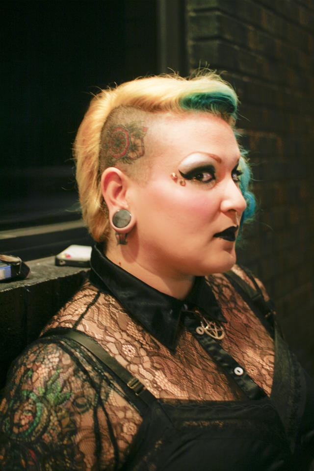 Female model photo shoot of Lizzie Rae in Kreepy Tiki Tattoo/5 Points Lounge