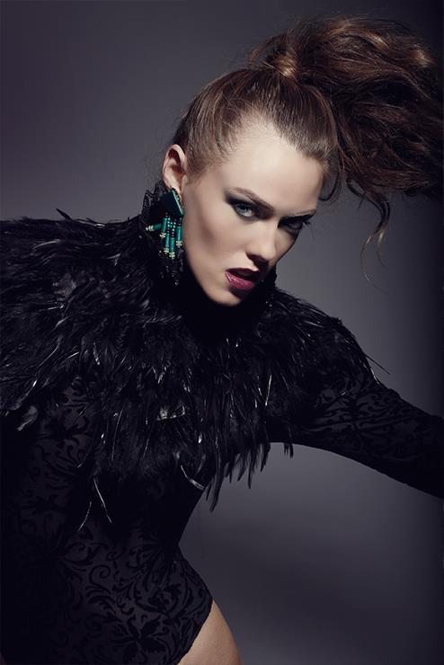 Female model photo shoot of Makeup by Rahela by Shawn Monroe