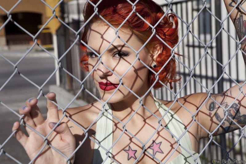 Female model photo shoot of Talia Von Minx by Chris Blaski Photo in Studio City, CA