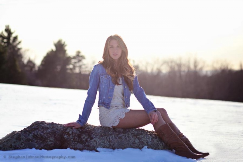 Female model photo shoot of Molly Connolly in Topsmead in Litchfield CT