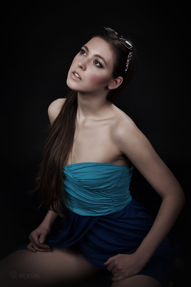 Female model photo shoot of Iva Balounova in Czech Republic