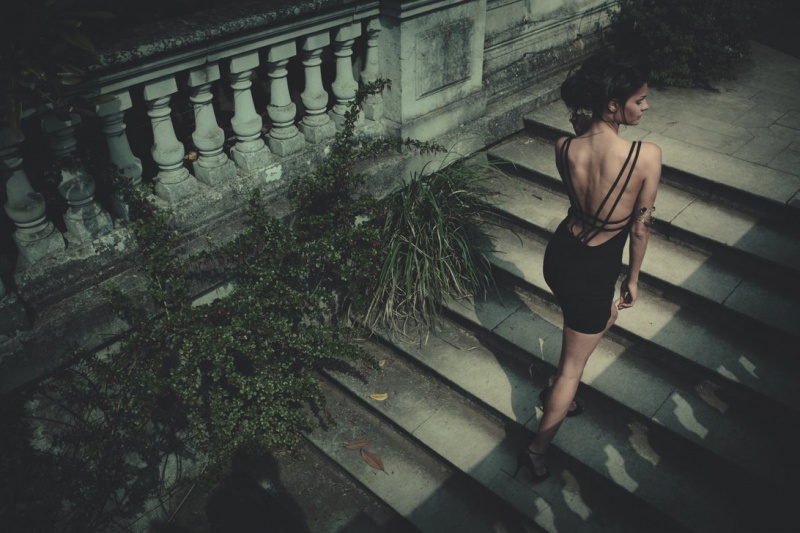 Female model photo shoot of eniko hajnal in London
