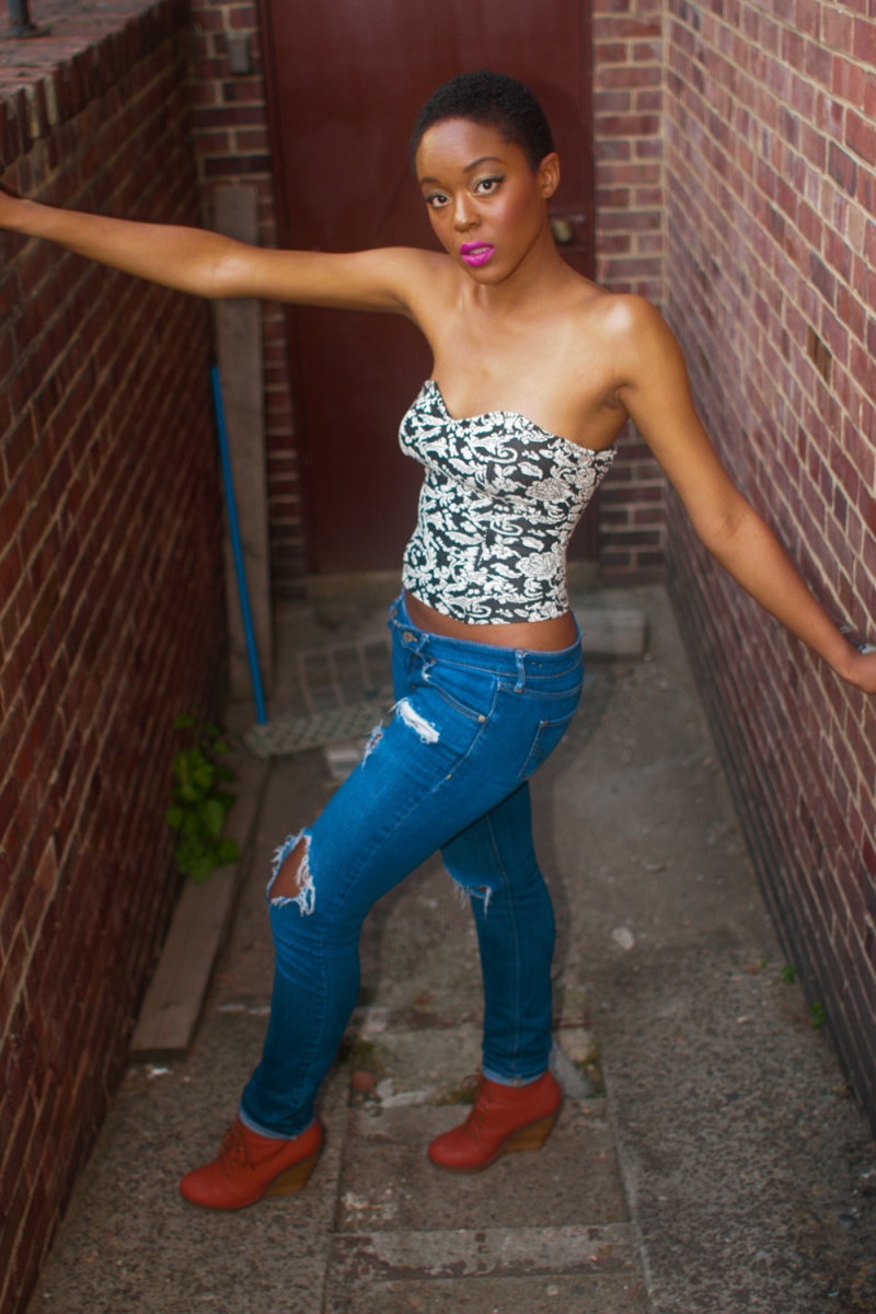 Female model photo shoot of T Nicole MUA in East Orange, NJ