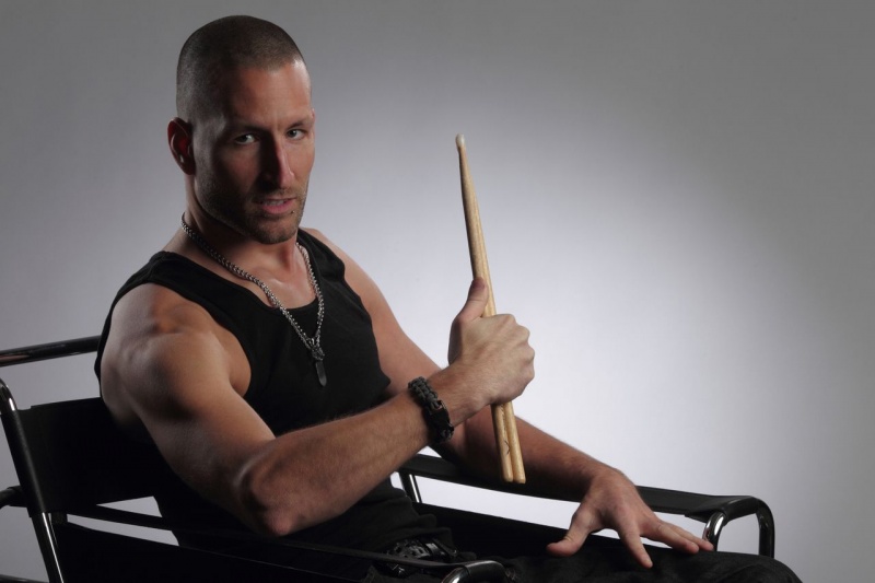 Male model photo shoot of Drummer Allen Benatar