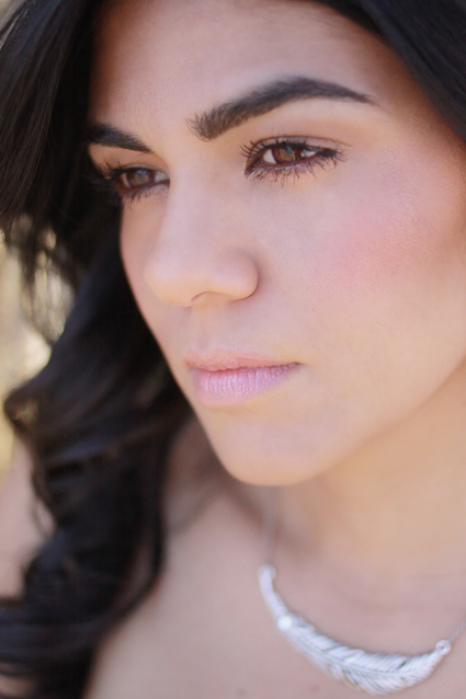Female model photo shoot of nancyz makeup