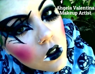 Female model photo shoot of Angela Valentina Makeup