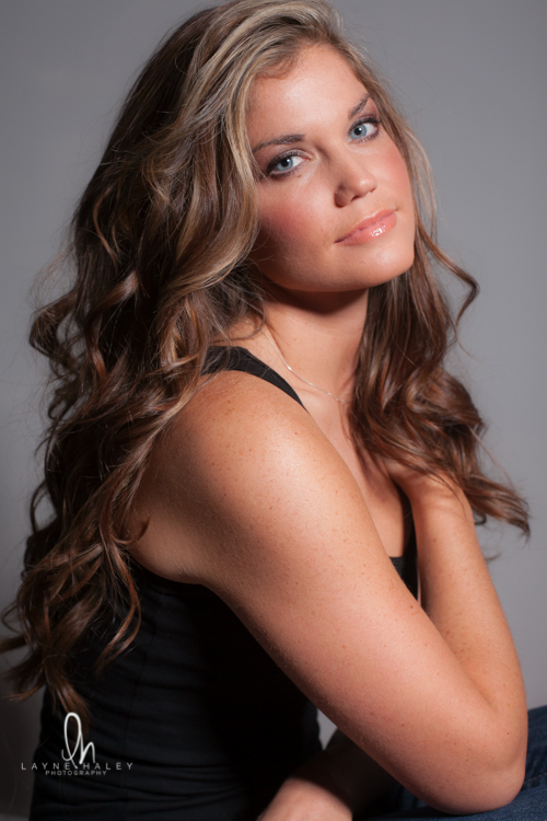 Female model photo shoot of Layne Haley Photography in layne haley photography studio