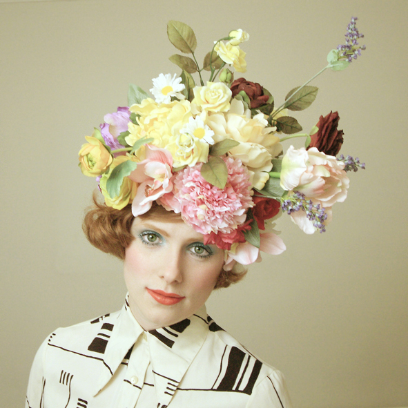 Female model photo shoot of Harriet Parry Flowers by Jennah Ramsden